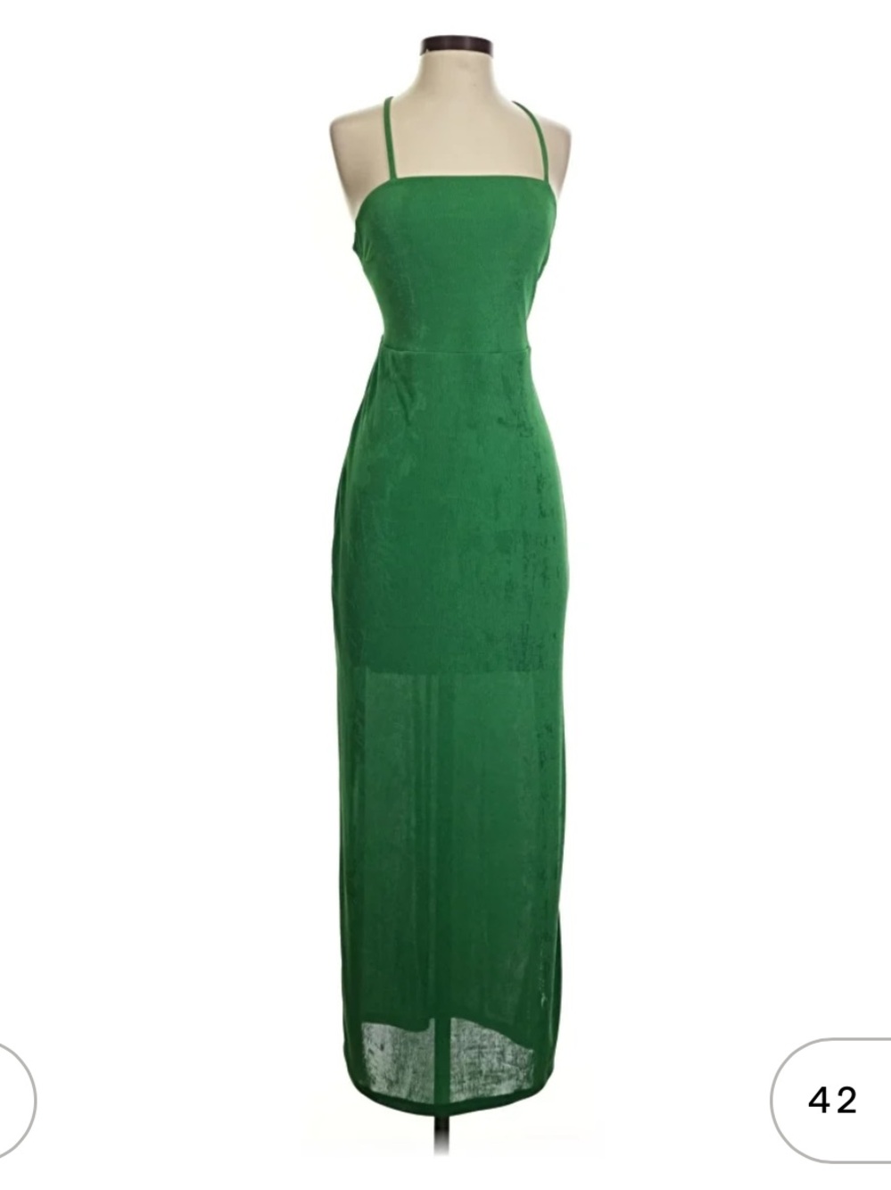 wild fable Emerald Green Strappy Maxi Dress